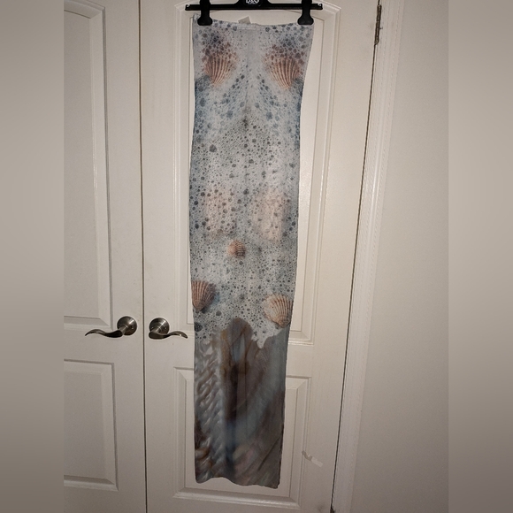 19. NWT DI PETSA SEA FOAM SHEER DRESS - Picture 7 of 8